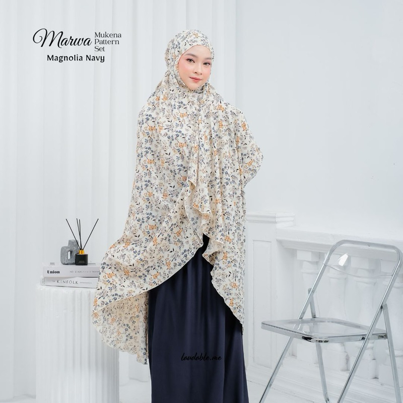 Jual Laudable - Marwa Mukena Pattern Set (Mukena Dewasa Rayon Viscose ...
