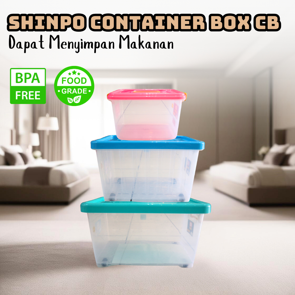 Jual BOX CONTAINER MINI + HANDEL Kotak Plastik Serbaguna Kontainer Box ...