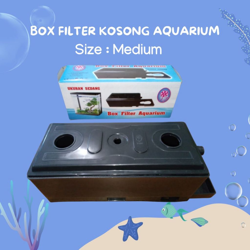 Jual BOX FILTER SEDANG Aquarium Ikan Aquascape Size M//Box talang