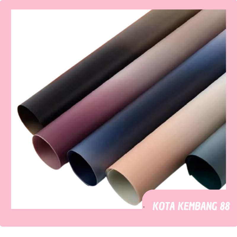 Jual 20 LEMBAR Kertas Buket Gradient Double Line Flower Wrapping Paper ...