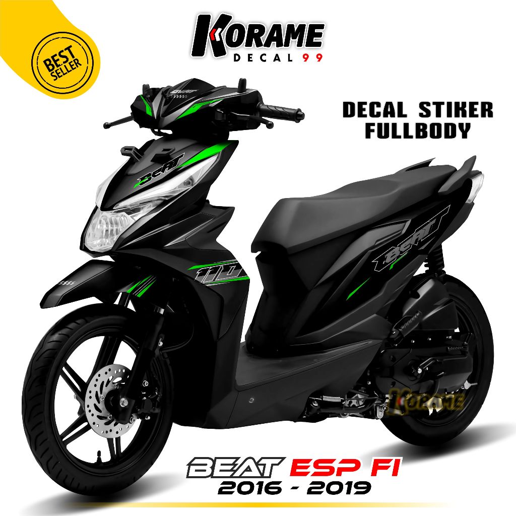 Jual Decal Sticker Beat Esp FI 2016 2017 2018 2019 Motif Racing 110 ...