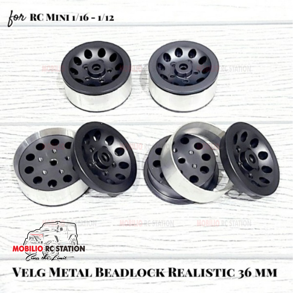Jual Velg Metal Beadlock Ban Soft Rubber Tire Wheel Set Roda RC Mini MN ...