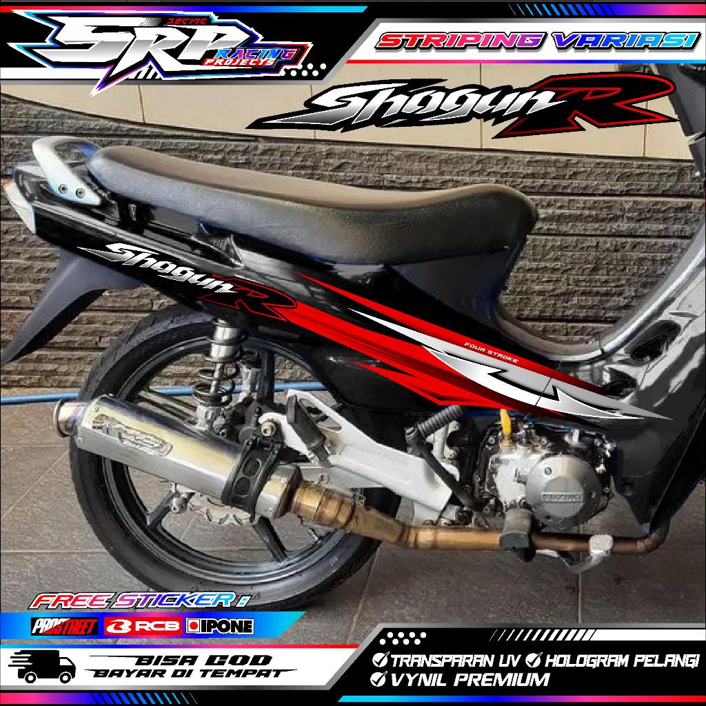 Jual STRIPING VARIASI SUZUKI SHOGUN R / STIKER LIST MOTOR SUZUKI SHOGUN ...