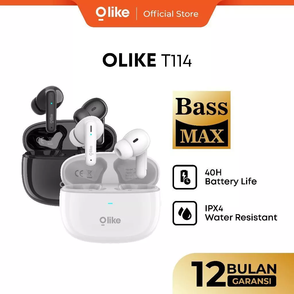 OLIKE TWS T1 Series (T100, T103, T111, T111NC, T112, T113, T114, T114 Lite, T121, T124) True Wireless Headset Bluetooth Earphone