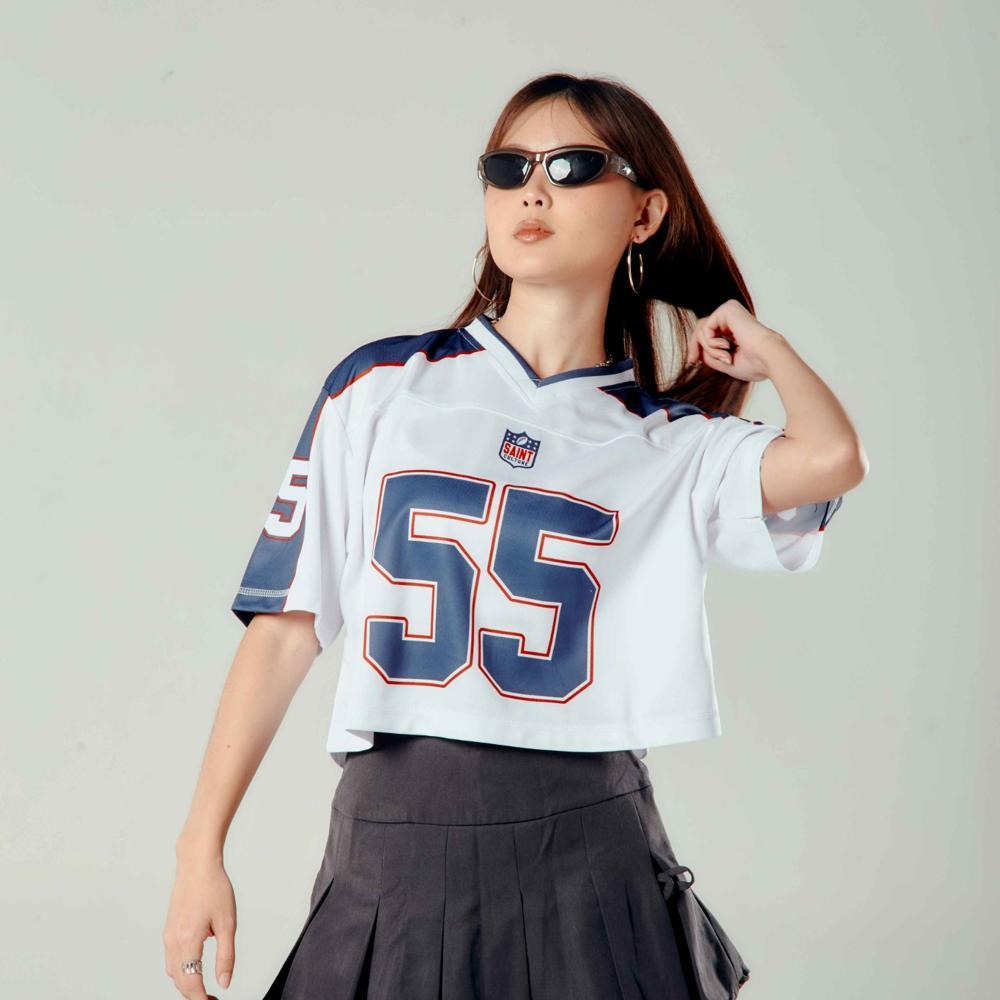 Jual Saint Culture / Rising Blue Crop 55 / Croptop Jersey Vintage ...