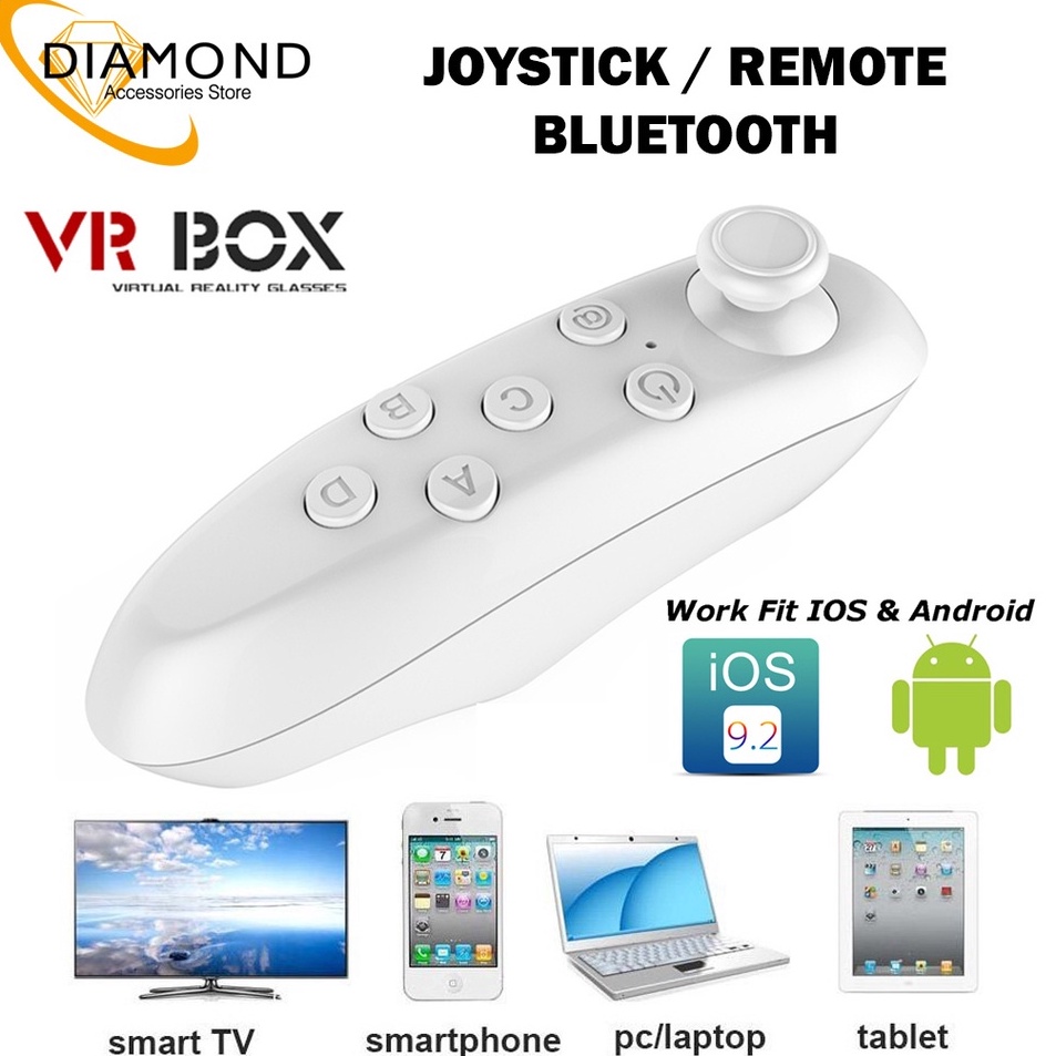 Jual REMOTE VR BLUETOOTH JOYSTICK SMARTPHONE | Shopee Indonesia
