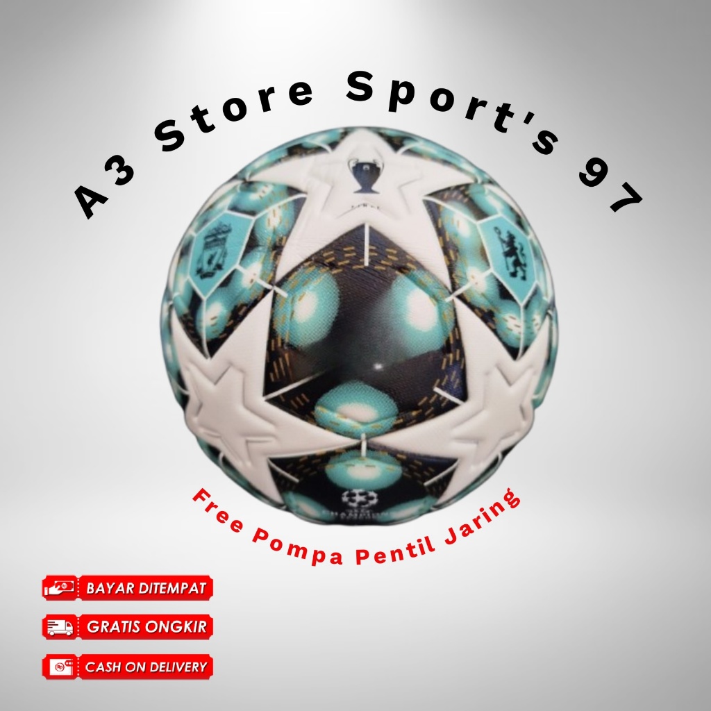 Jual Bola Sepak Original Size 5 ADS Free Pompaan | Shopee Indonesia