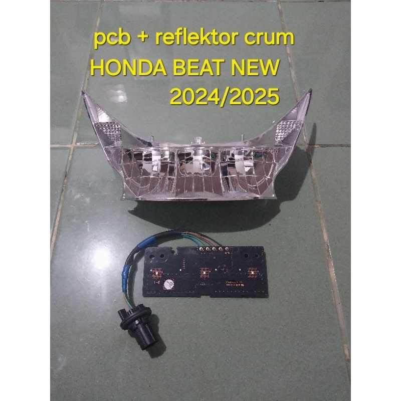 Jual pcb led + reflektor crum buat honda beat streat , deluke yang ...