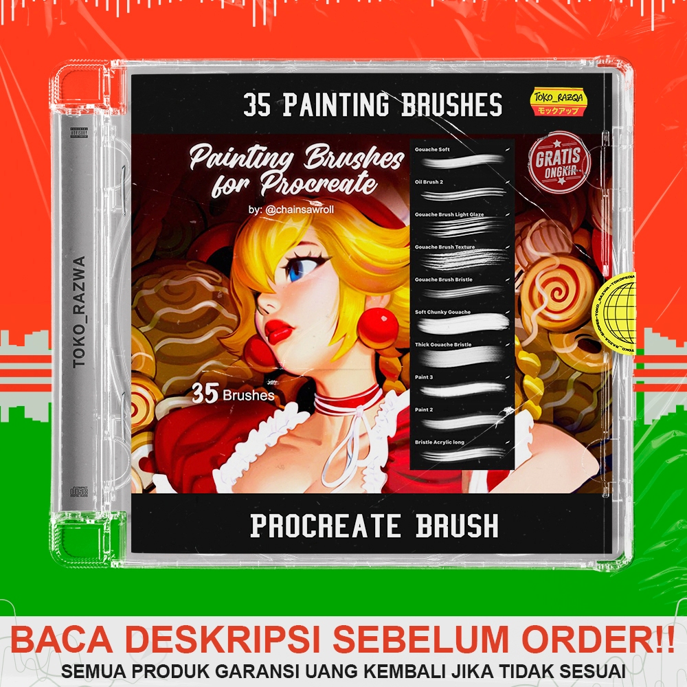 Jual Procreate Brush - 35 Painting Brushes - 220325 | Shopee Indonesia