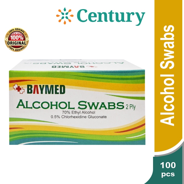 Jual BAYMED ALCOHOL SWABS 2P 100 S PERLENGKAPAN MEDIS PERALATAN P3K 
