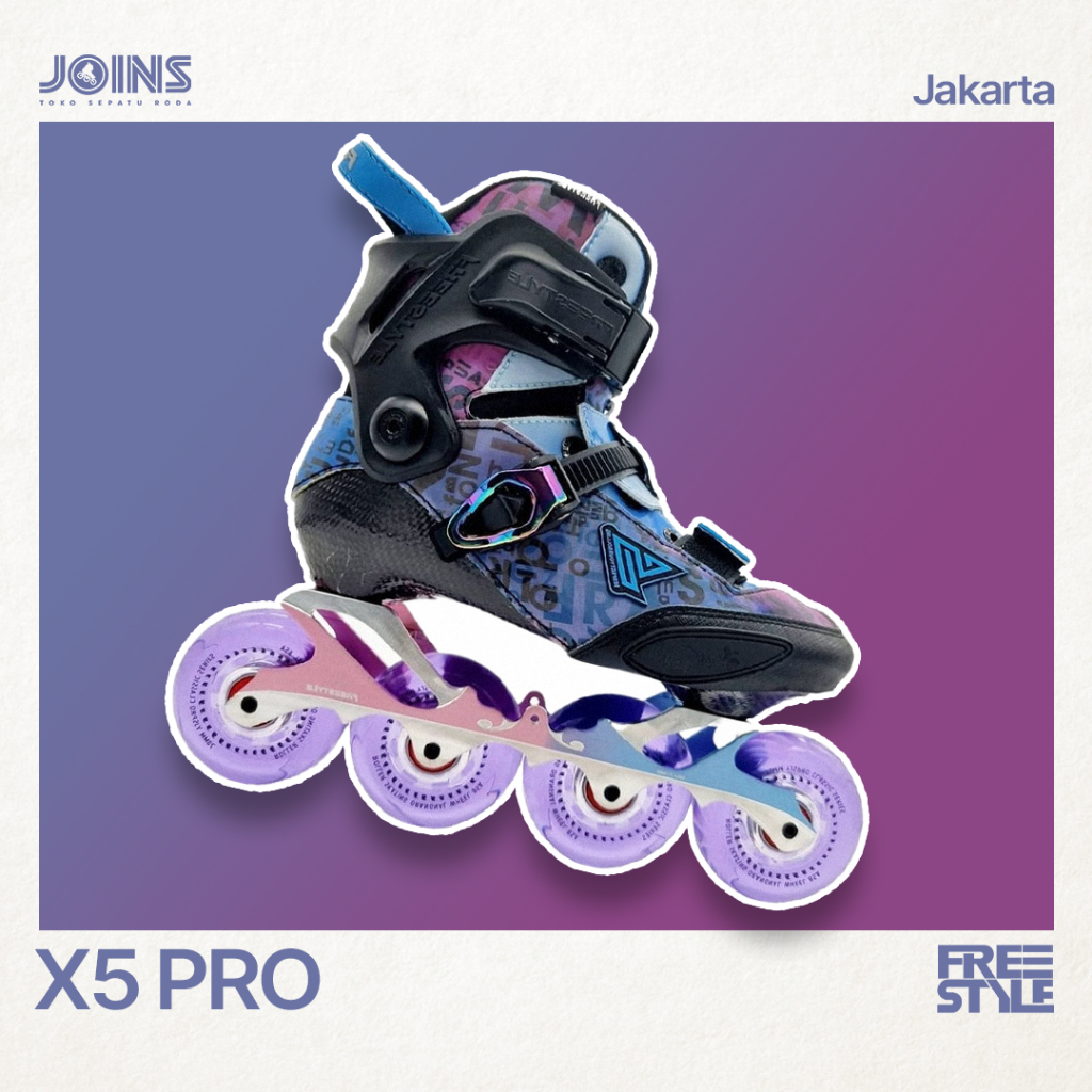 Jual Sepatu Roda Inline Freestyle Skate YJS X5 Pro Junior Carbon ...