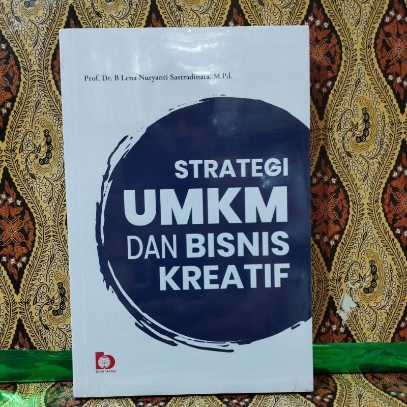 Jual Buku Original Strategi UMKM Dan Bisnis Kreatif | Shopee Indonesia
