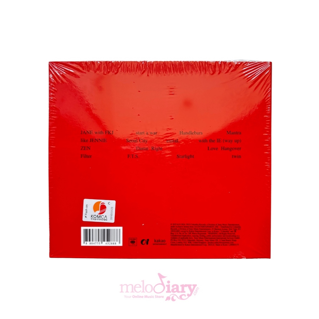 Jual JENNIE - Ruby (Digipack ver.) [1st Studio Album] | Shopee Indonesia