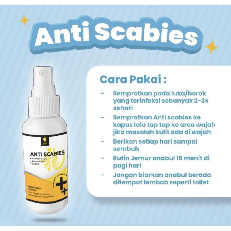 Jual ANTI SCABIES Clever Solution Obat Scabies Jamur Demodex Kutu ...