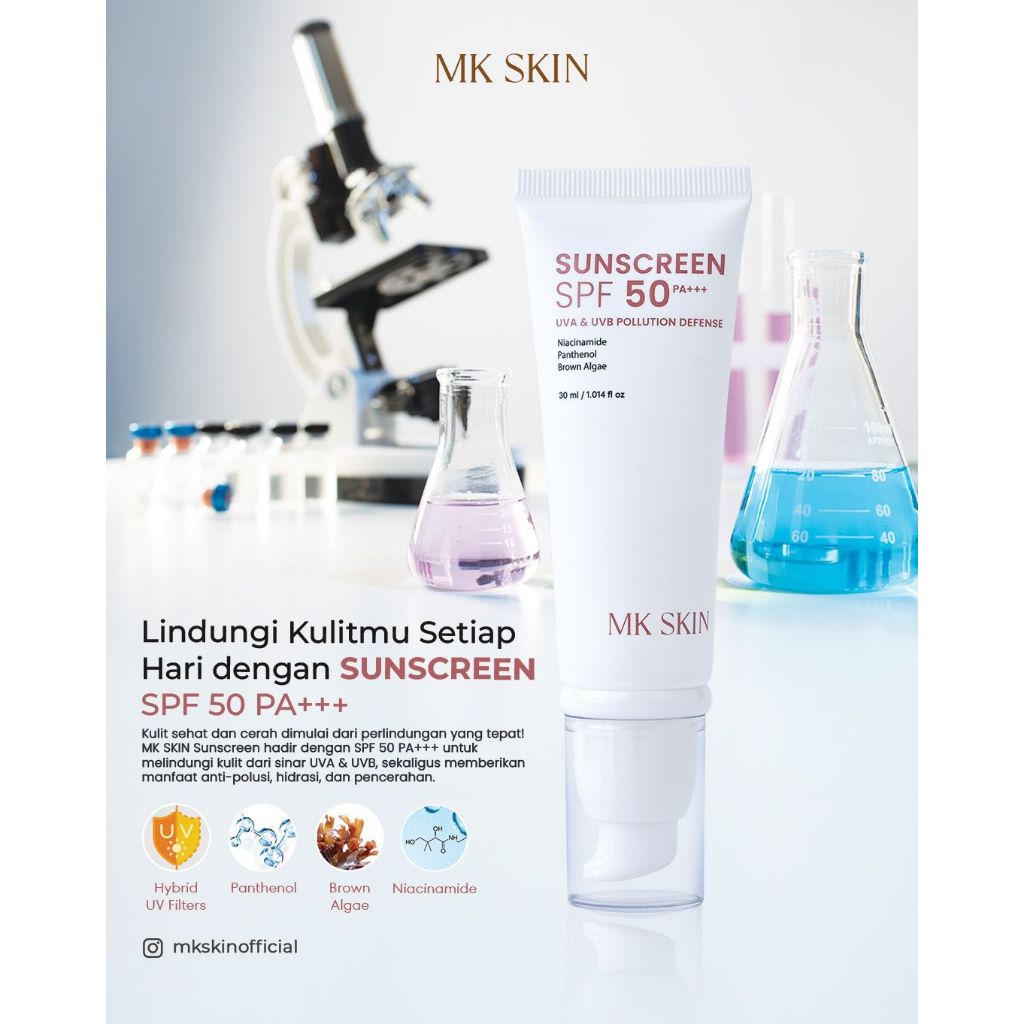 Jual (READY INSTAN COD) MK SKIN - SUNSCREEN SPF 50++ - ORIGINAL BPOM ...