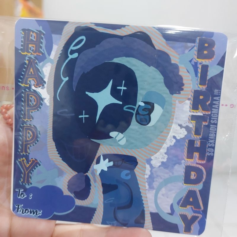 Jual Sticker Happy Birthday Astro Dandy's World Sticker Label Kartu ...