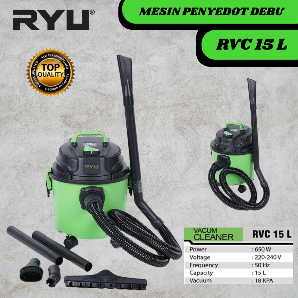 Jual VACUUM CLEANER RYU RVC15 PENYEDOT DEBU WET DRY BLOWER / Pembersih ...