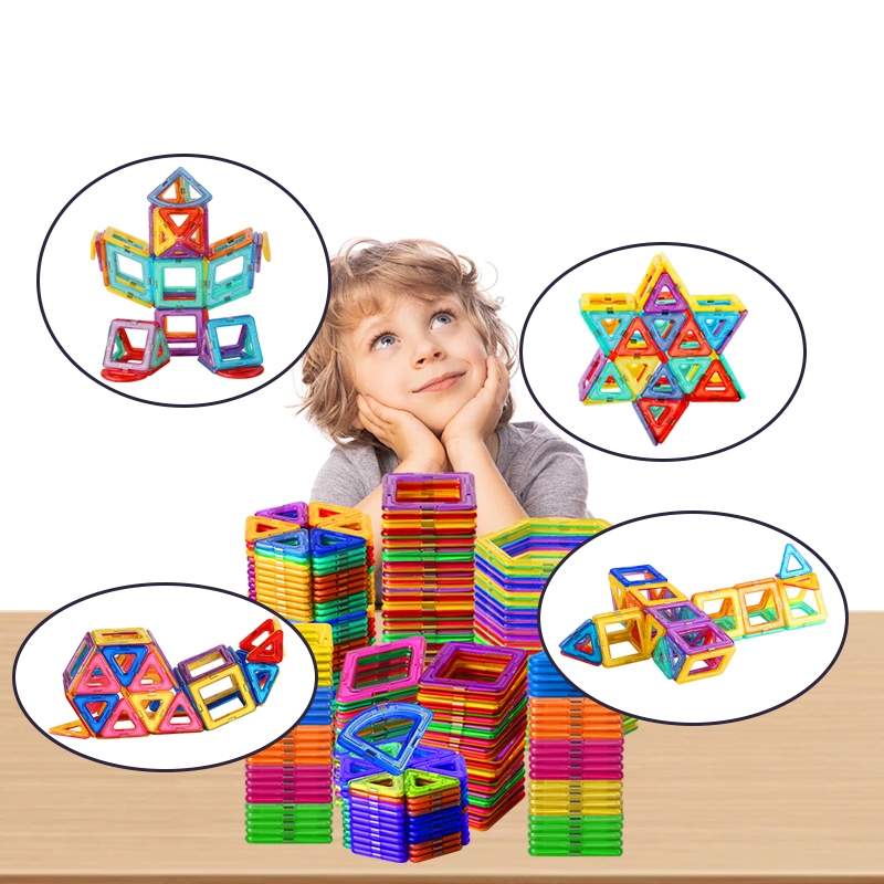 Jual 30 Pcs Magnetic Tiles Block Magnet Anak Mainan Edukasi Magnet DIY ...