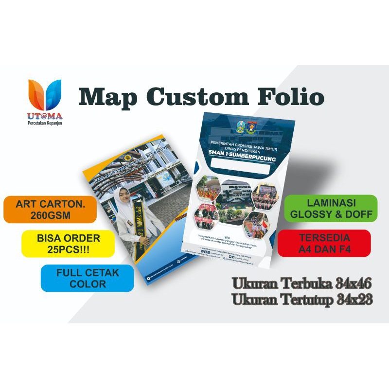 Jual Cetak Map Custom & Map Sekolah | Shopee Indonesia