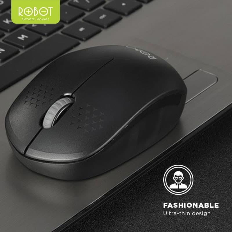 Jual ROBOT M210 Mouse Wireless 2.4G Optical Mouse USB Dongle Include ...