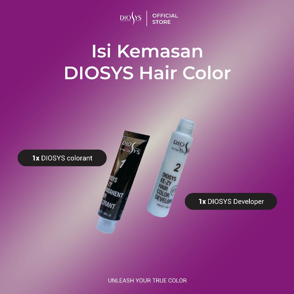 Jual Diosys Hair Color | Cat Pewarna Rambut Warna Violet | Shopee Indonesia