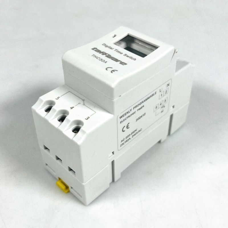 Jual Taffware Programmable Digital Timer Switch 20 Program 220V 25A(16A ...