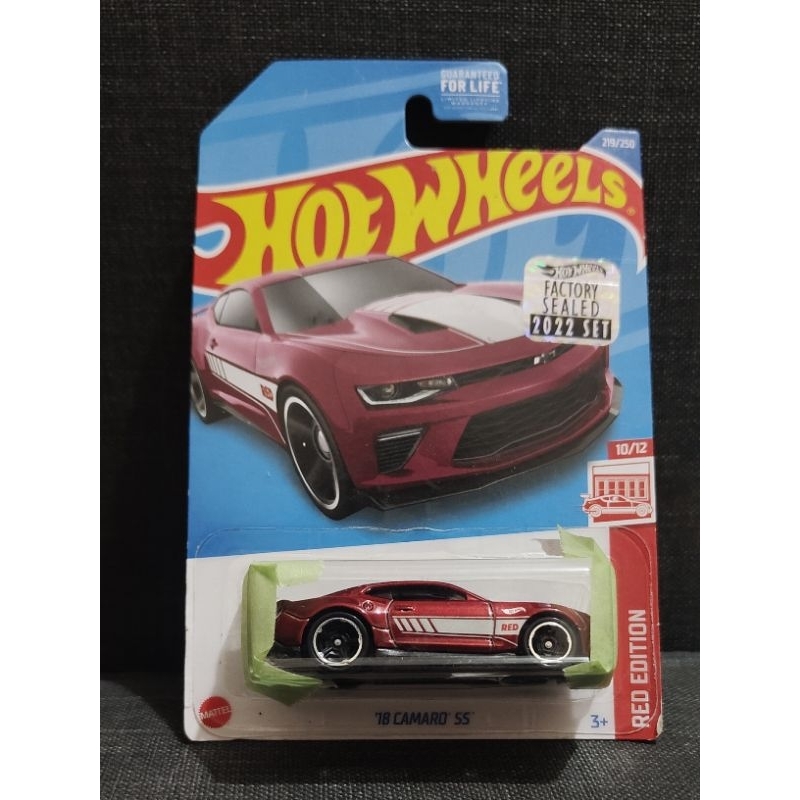 Hot Wheels '18 Camaro SS Red Edition 10/12 - 1:64 Scale Diecast Car