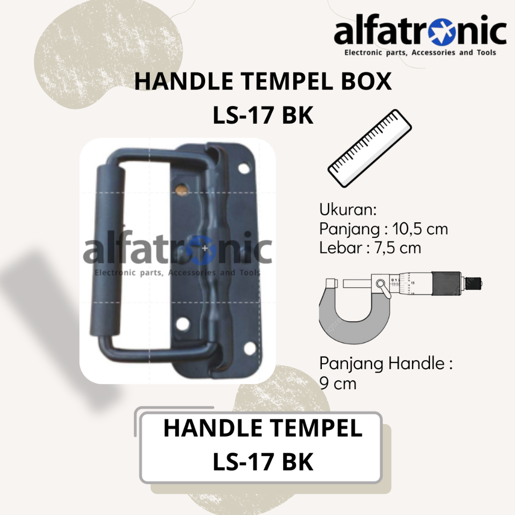 Jual HANDLE TEMPEL BOX HARDCASE THANOS SY-LS 17 BLACK | Shopee Indonesia