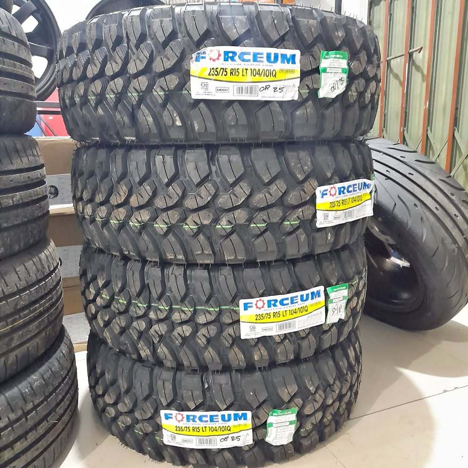 Jual Ban pacul murah ukuran 235 75 R15 forceum mt08 ban tubles awet ...