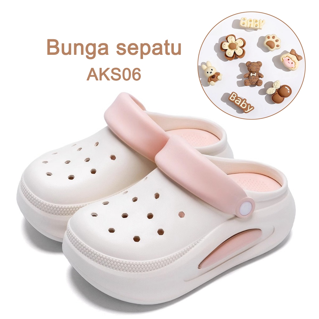 Sandal Baim Penambah Tinggi 6CM Bersol Tebal untuk 2025 Sandal Wanita Modis  dan Serbaguna Gaya Baru