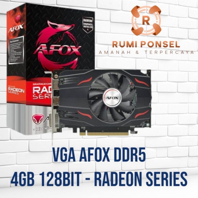Jual VGA CARD Afox Radeon RX550 4GB DDR5 | Shopee Indonesia