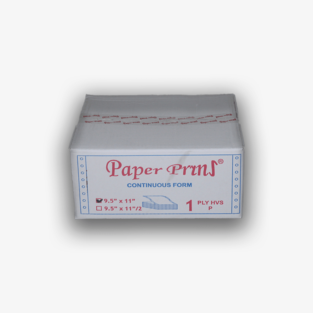 Jual KERTAS CONTINUOUS FORM PAPER PRINT 9.5 X 11 1 PLY FULL BAGI 2 ...