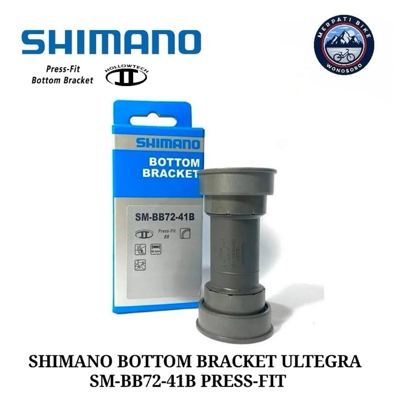 Shimano SM-BB72-41B Jeu de pédalier Hollowtech II Press Fit