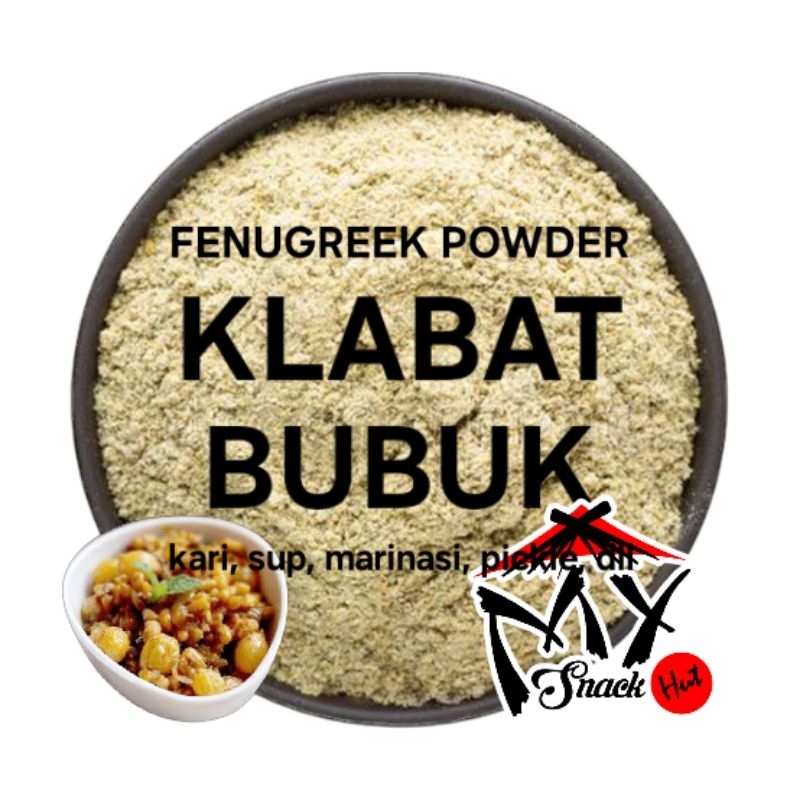 Jual KLABAT BUBUK 25GR PURE KLABET KELABAT KELABET FENUGREEK BUMBU ...