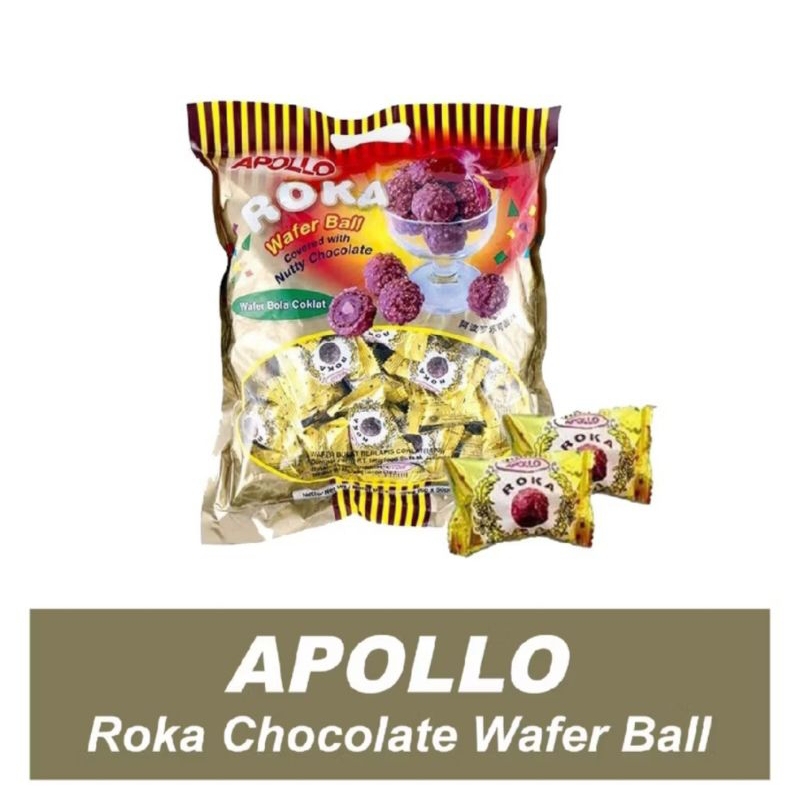 Jual Apollo Roka Refill / Roka ball / Roka Wafer ball isi 50 pcs ...