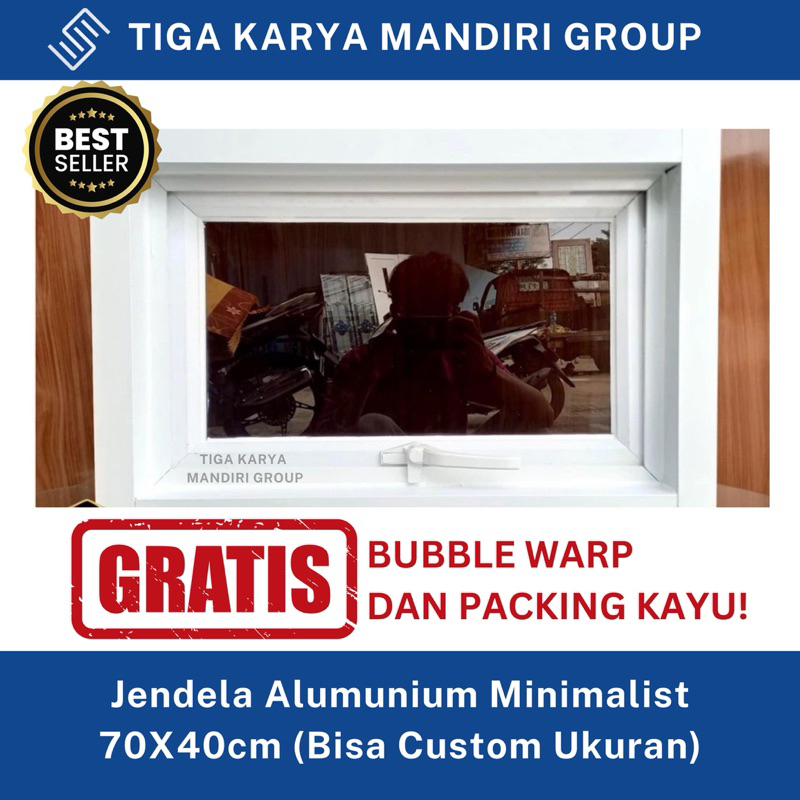 Jual jendela Alumunium - 70x40 CM Alumunium Window Minimalis Bisa ...