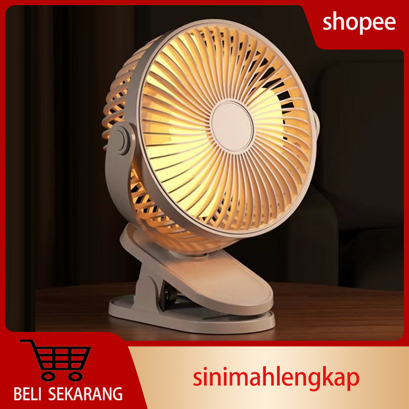 Jual 30000mAh Kipas USB LED Angin Clip Led Kipas Jepit Aromaterapi Mini ...