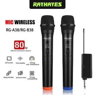 RAYHAYES Mic Wireless RG-B38 Double Microphone Karaoke