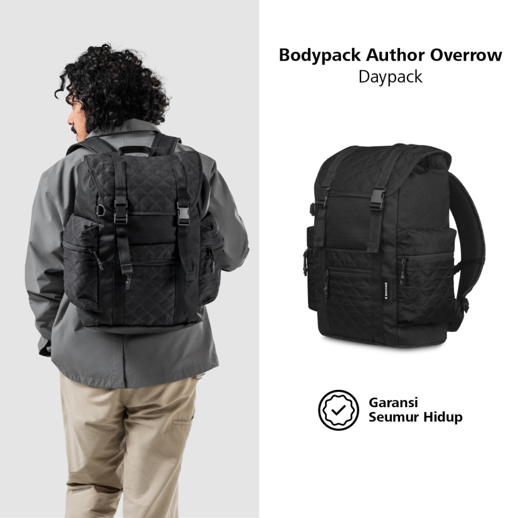 Jual Bodypack Author Overrow Laptop Backpack 14 Inch Tas Ransel Kerja ...