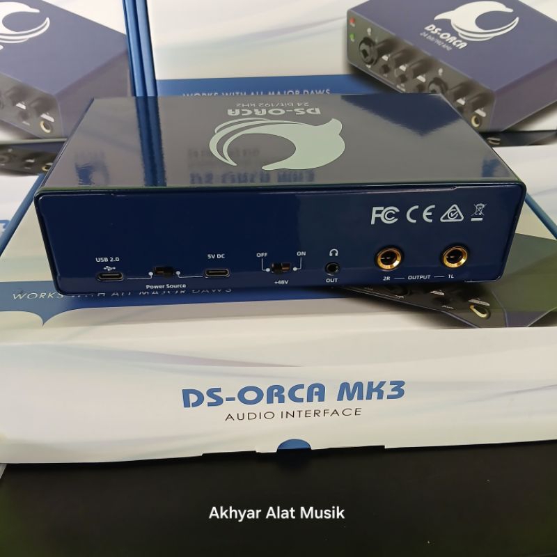 Jual USB Audio Interface Soundcard DS Orca MK3 Original Dolphin Sound ...