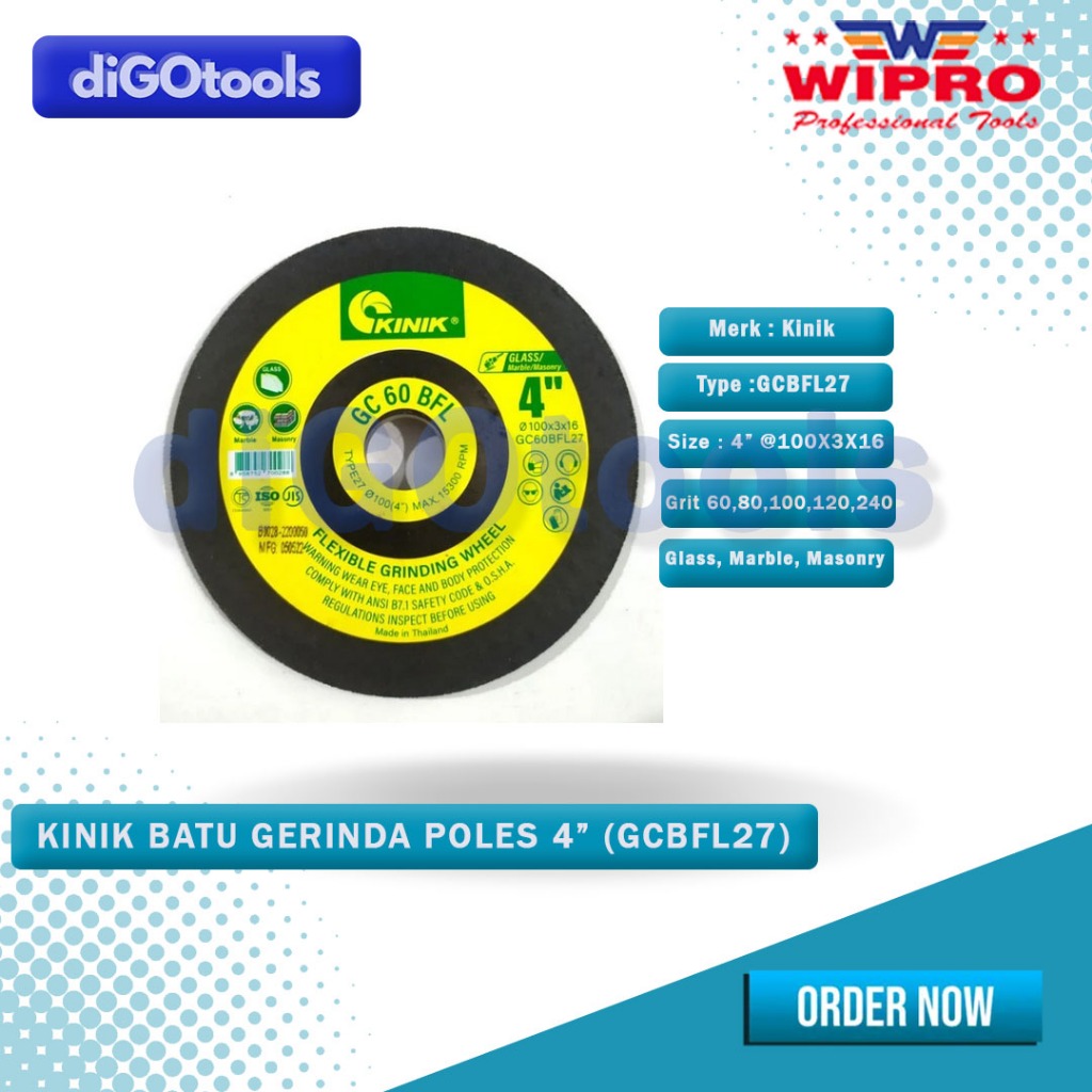 Jual Kinik Mata Gerinda Flexible GC 60, GC80, GC120, GC240 - Batu ...