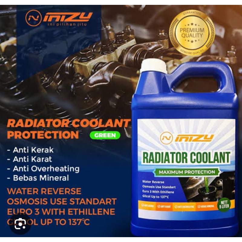 Jual AIR RADIATOR INIZU MERAH & HIJAU 5Liter | Shopee Indonesia