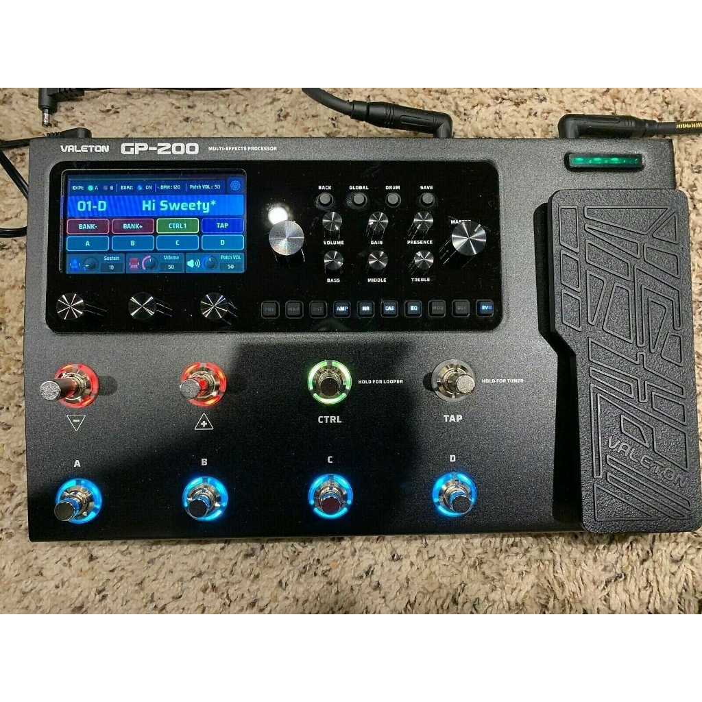 Jual VALETON GP200 ORIGINAL Mulus LIKE NEW GP 200 Black | Shopee Indonesia