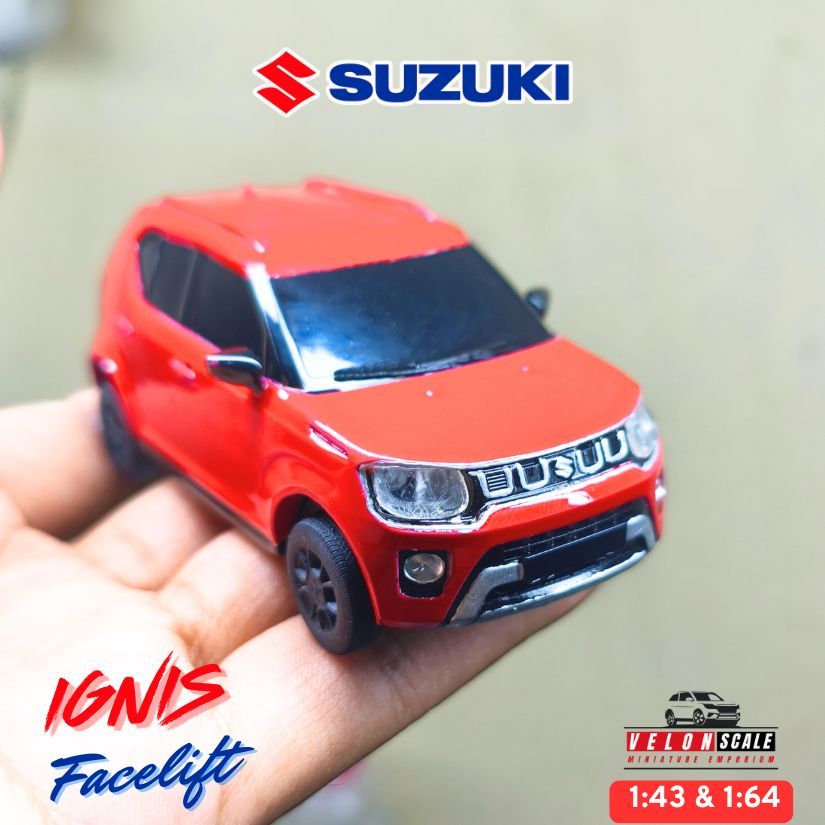 Jual Diecast Miniatur Suzuki Ignis Facelift Skala 1:43 Bisa Custom ...