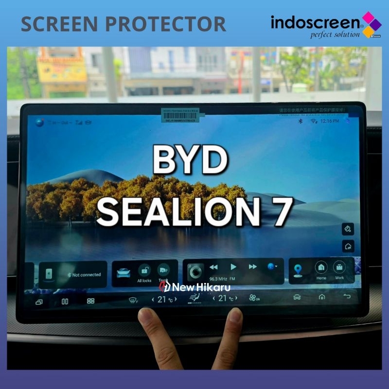 Jual BYD SEALION 7 - Premium Tempered Glass Anti Gores Layar Head Unit ...