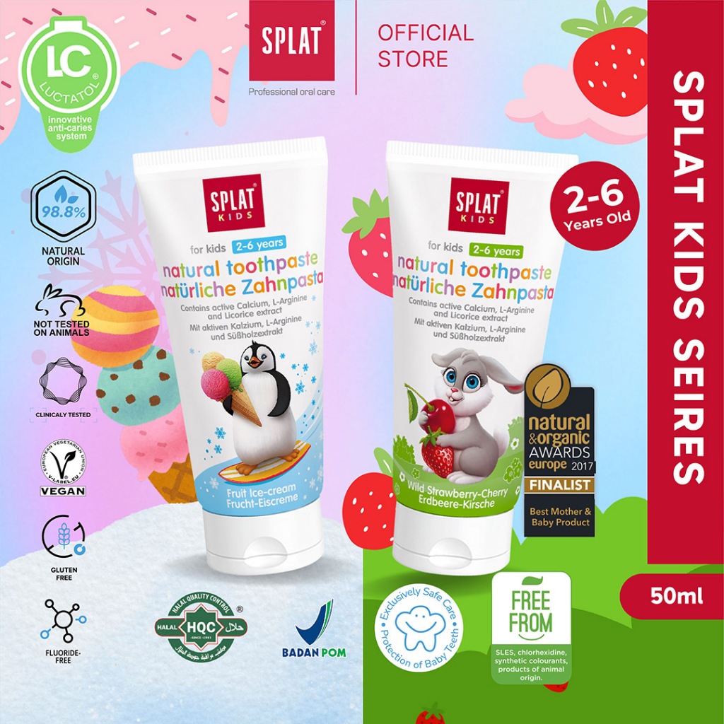 Jual SPLAT Kids Series Toothpaste 50ml - Pasta Gigi Anak Rasa ...