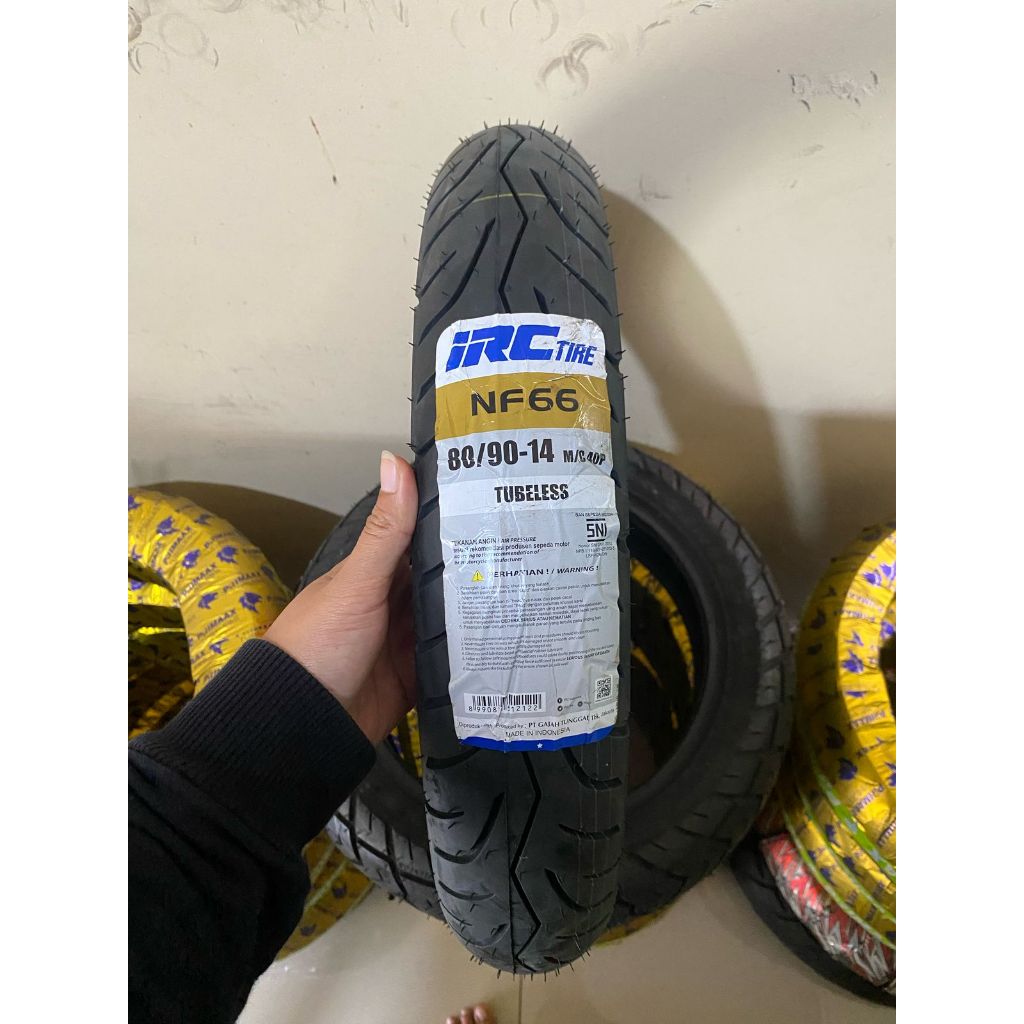 Jual IRC NF66 80/90 RING 14 TUBELESS - BAN LUAR MOTOR MATIC | Shopee ...