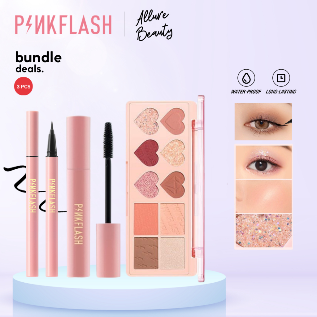 Jual (85RB DAPAT 3PCS) PINKFLASH 3PCS Make Up Set Multi Pallete ...