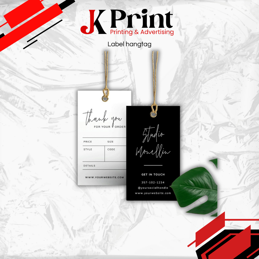 Jual JELAJAH KARYA - Label hangtag, hangtag baju, kertas gantungan ...