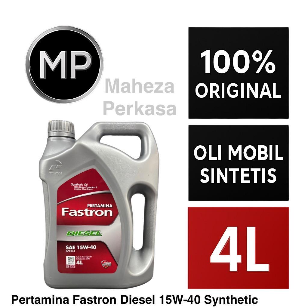 Jual Pertamina Fastron Diesel SAE 15W-40 Synthetic Oil 4L | Shopee ...